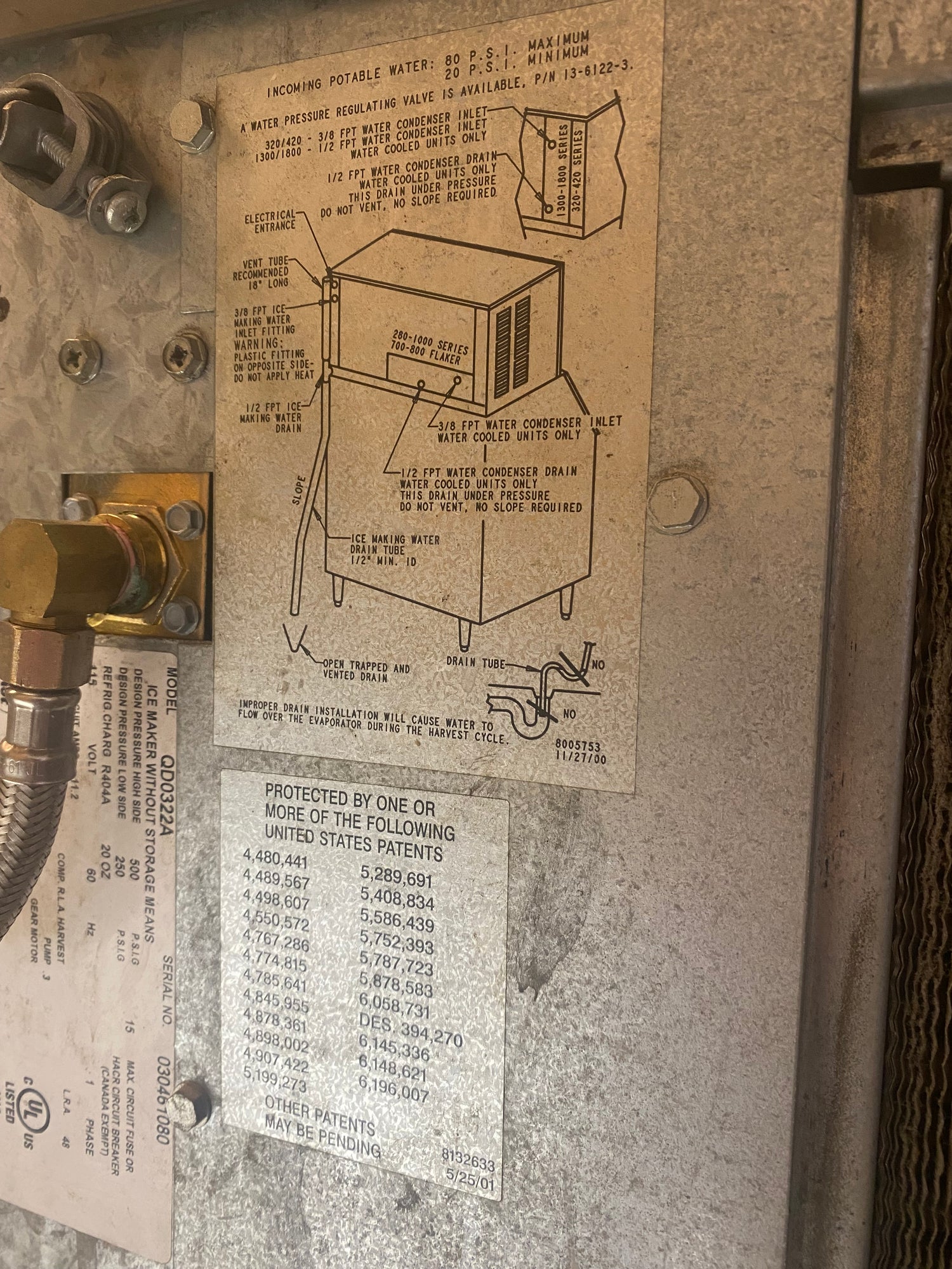 Manitowoc QD0322A Ice Machine