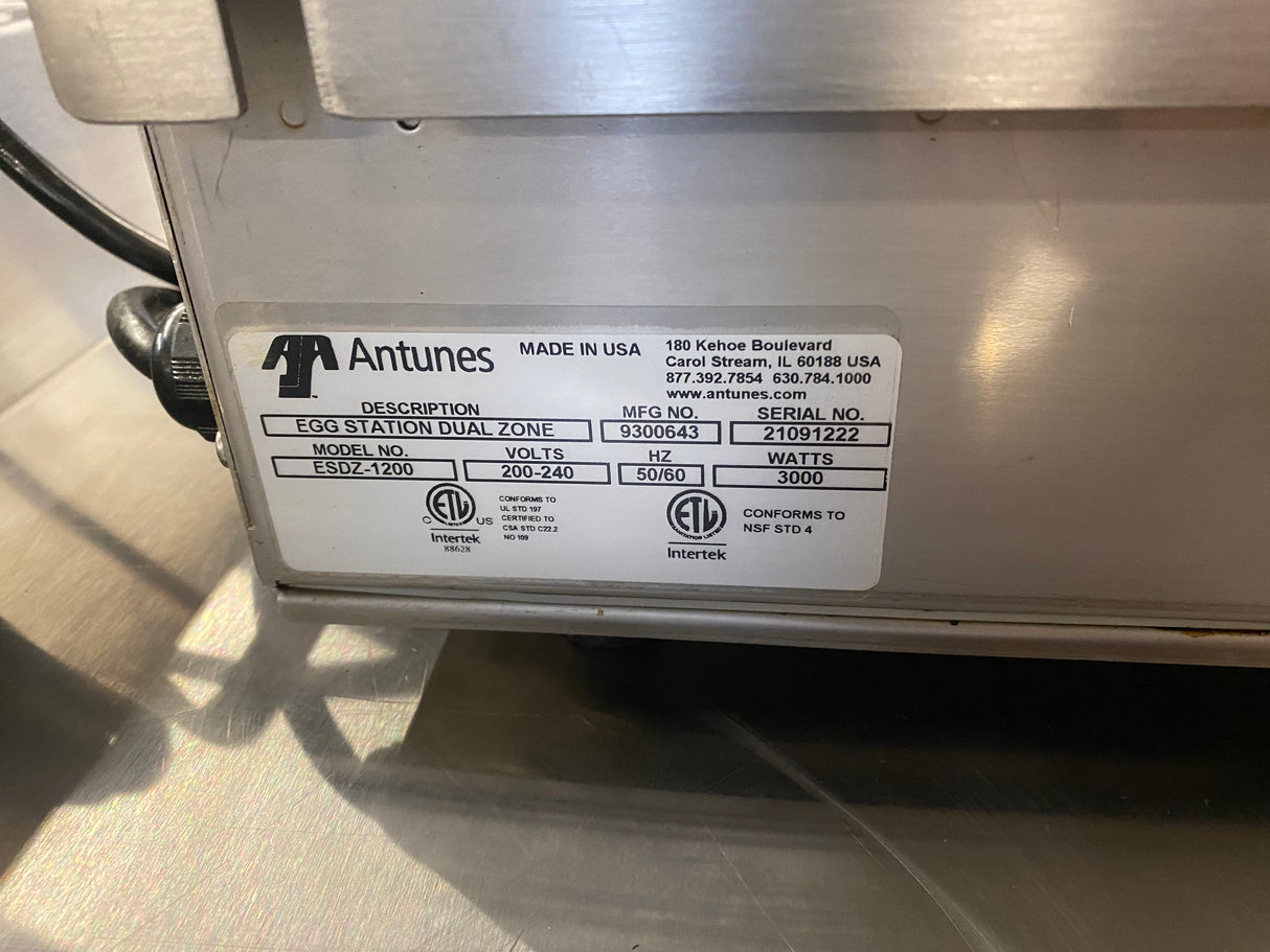 Antunes Egg Station with Dual Zone ESDZ-1200