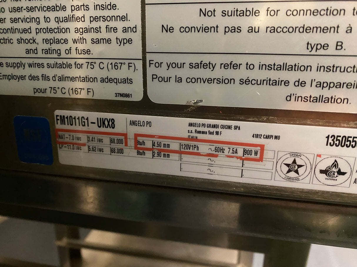 GBS Combistar by Angelo Po Combi Oven