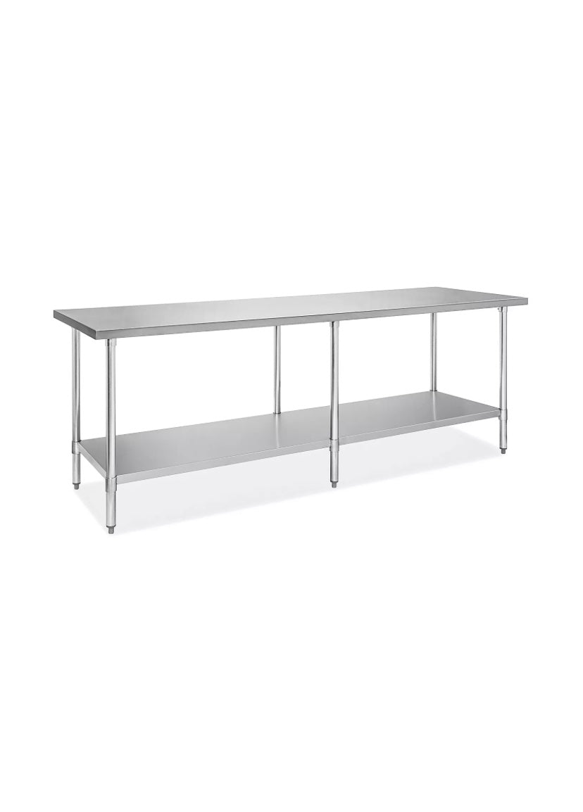 SFE 30” x 96” Brand New Stainless Steel Table
