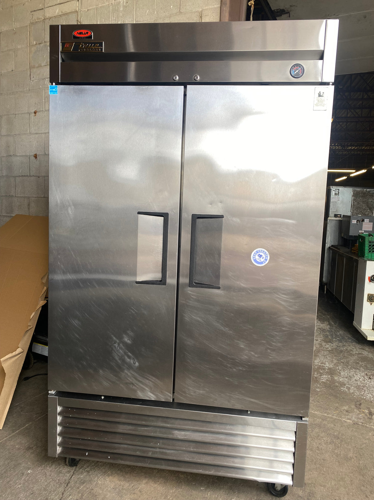 True T-43F 47” Double Solid Door Stainless Steel Freezer