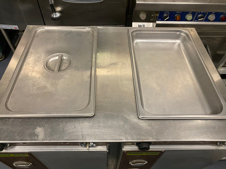 Cres-Cor 2 Tray Warming Table and Holding Cabinet