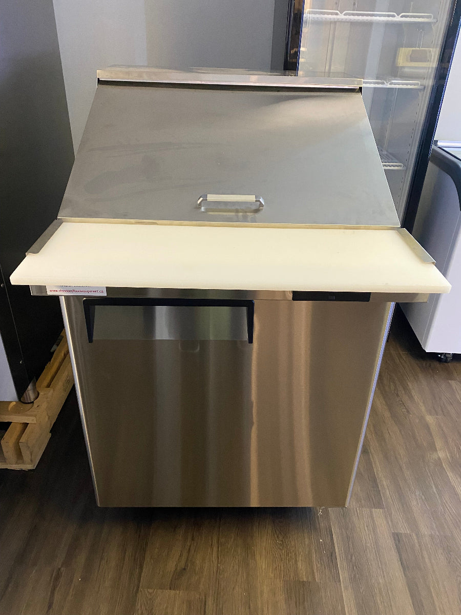 28-inch refrigerated salad prep table for Ontario food trucks and delis