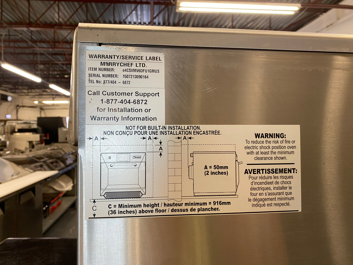 Merrychef Eikon E4 Countertop Convection Oven