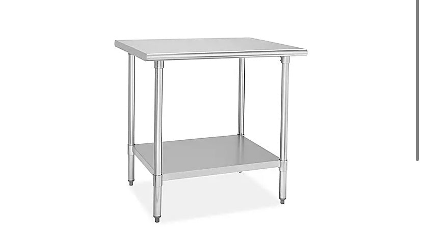 SFE 30” x 36” Brand New Stainless Steel Table