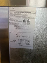 SFE 28” Stainless Steel Refrigerated Salad Prep Table
