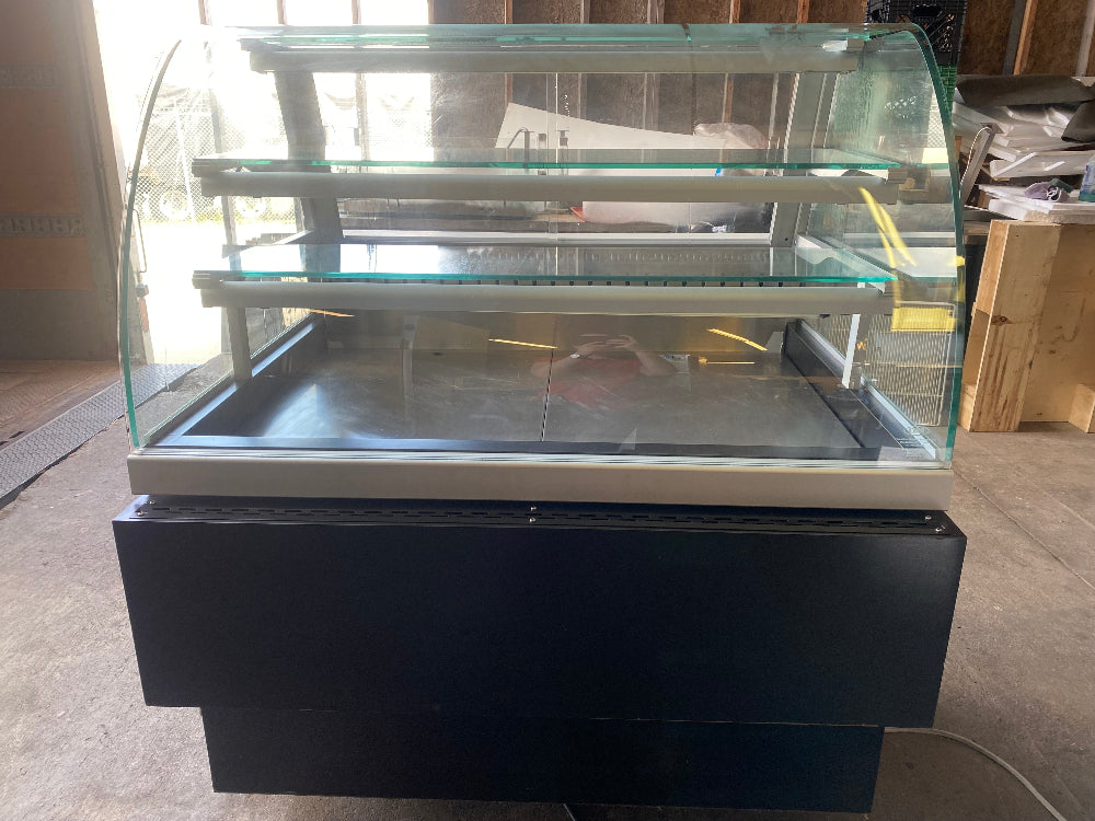 CDS DLRP 5146 commercial glass display case for pastries and delicacies