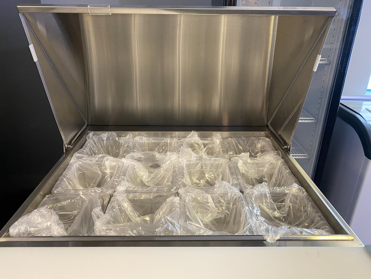 SFE 28” Stainless Steel Refrigerated Salad Prep Table