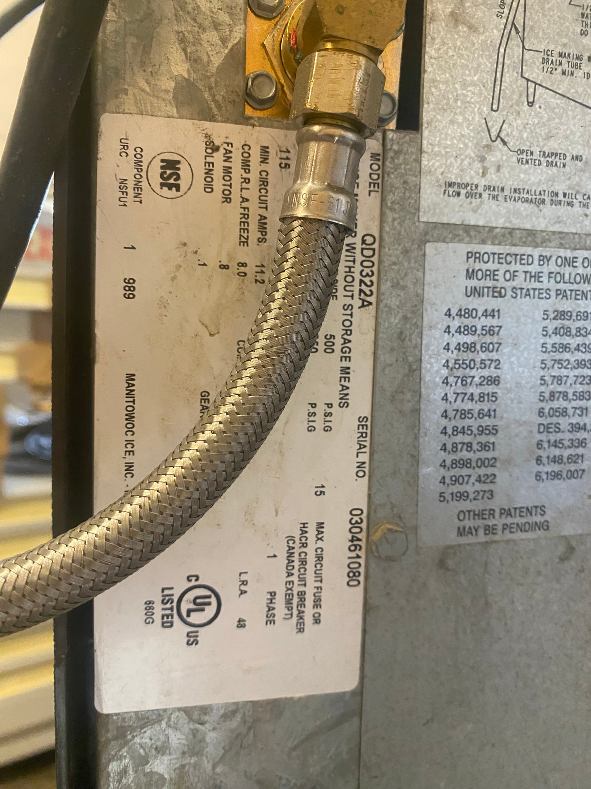 Manitowoc QD0322A Ice Machine