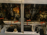 Pitco M62 Four Compartment Natural Gas Fryer with Filtration