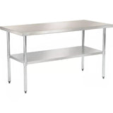SFE 24” x 72” Brand New Stainless Steel Table