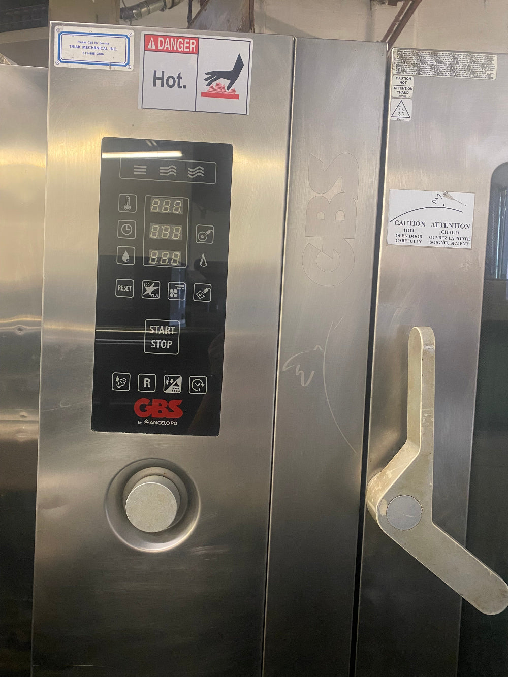 Angelo Po GBS Series combi oven with integrated steam generation