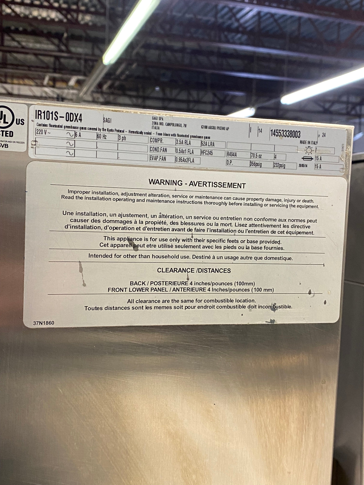 standard food equipment Canada 