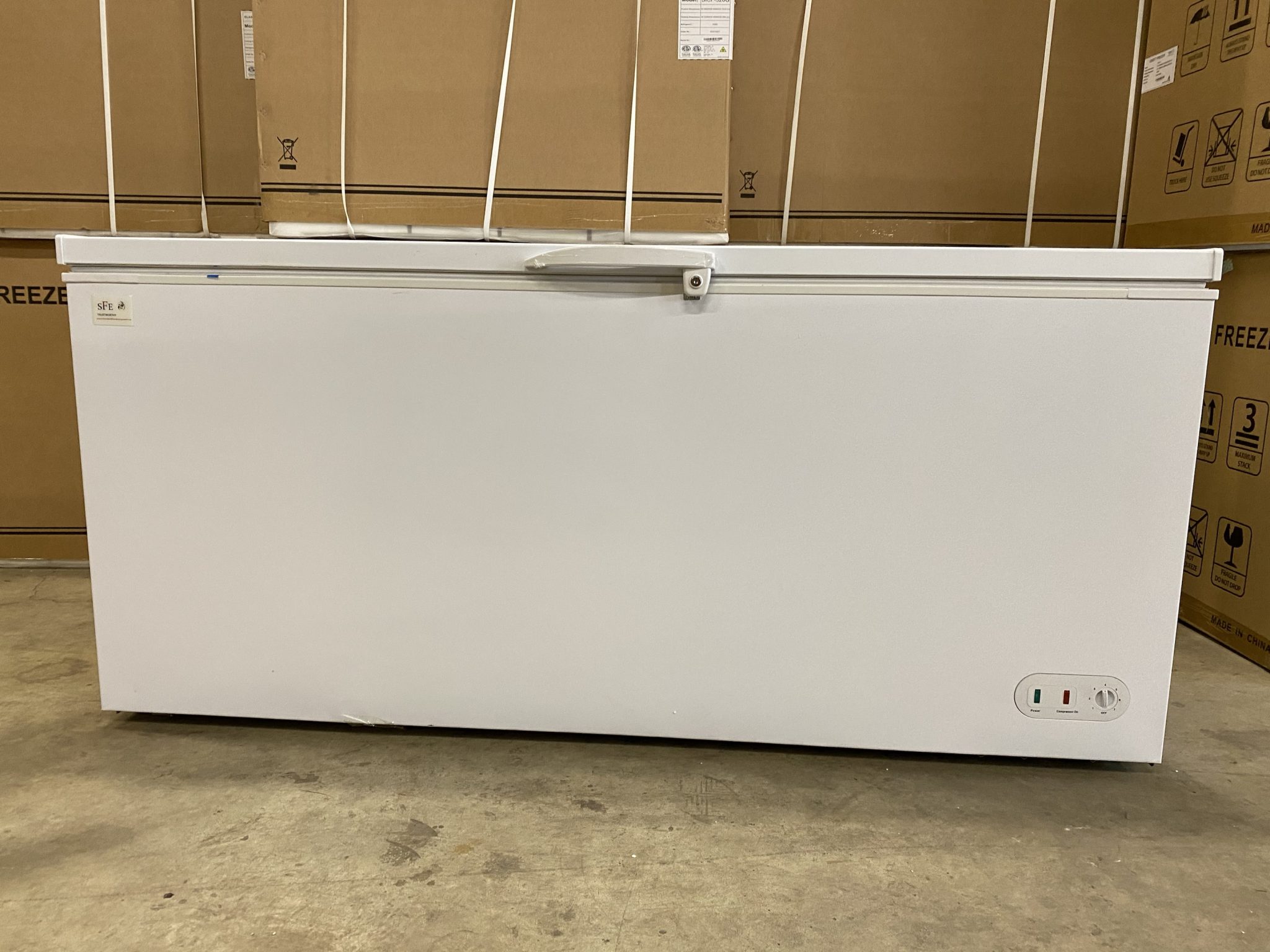 Commercial chest freezers 72” Standard Food Equipment